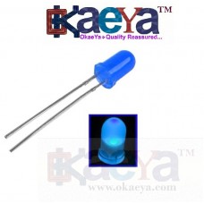 OkaeYa 1000pcs 5mm Blue Light Round LED Lamp (1000 pcs in one packaging, the price is for 1000 pcs)